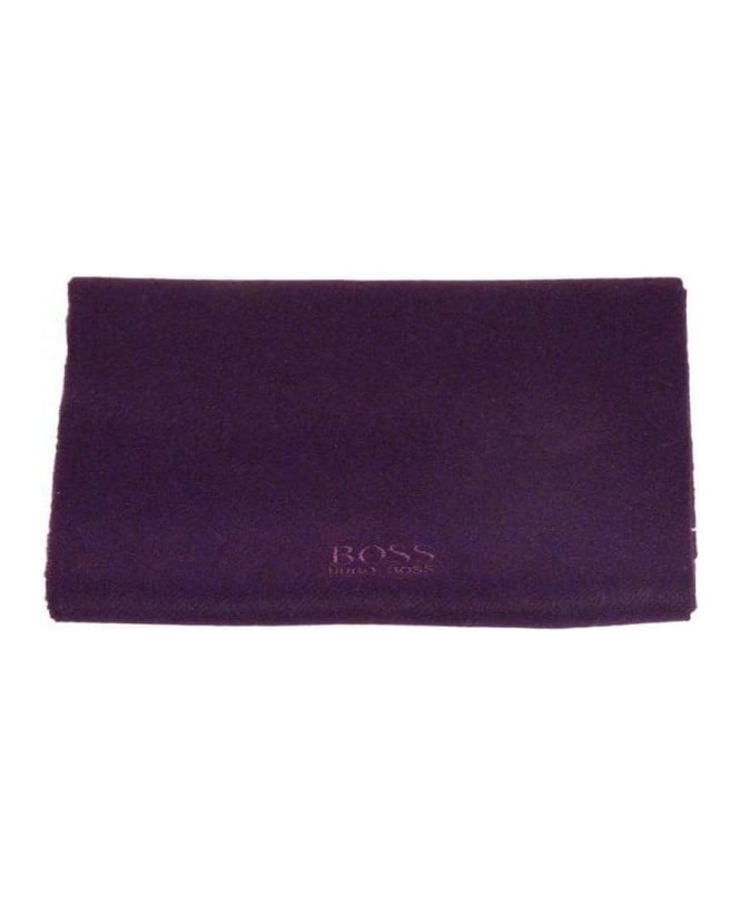 dark purple cashmere scarf