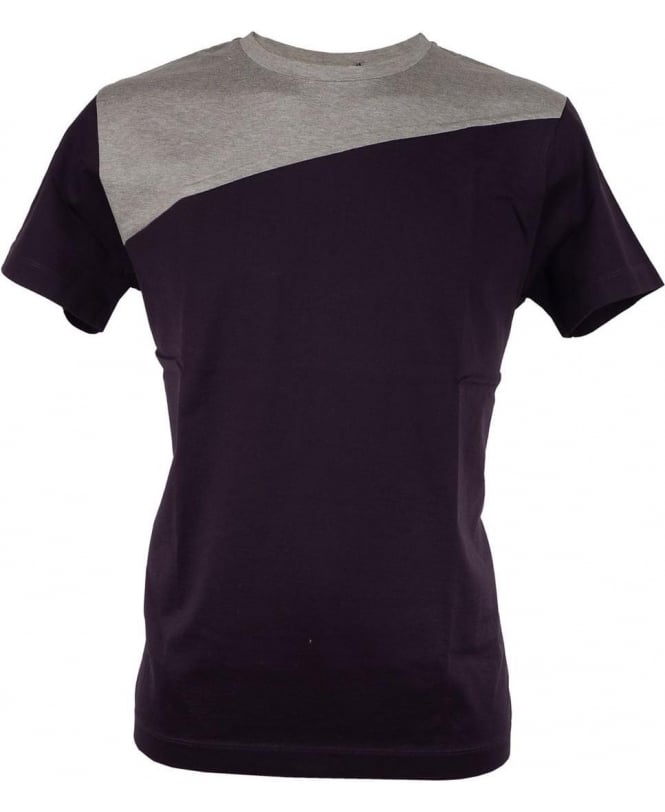 Paul Smith Navy PMXD/877N/450 Two Tone Split T-shirt - T-shirts from  Jonathan Trumbull UK